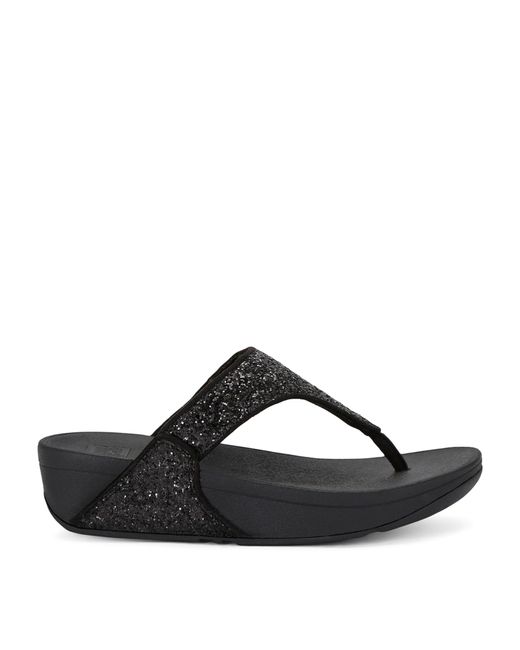 Fitflop Black Opul Lulu Toe-post Sandals
