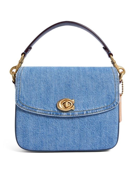 COACH Blue Denim Cassie Cross-body Bag