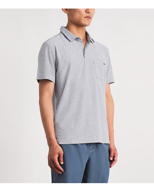 vuori Gray Ace Polo Shirt for men