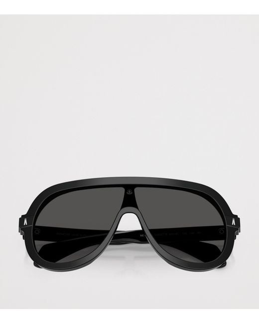 Moncler Black Sunsette Pilot Sunglasses