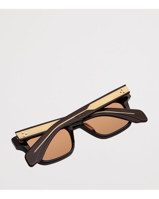 Jacques Marie Mage Brown Acetate Molino Sunglasses for men