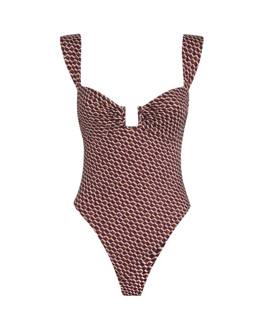 Away That Day Red Cannes Swimsuit