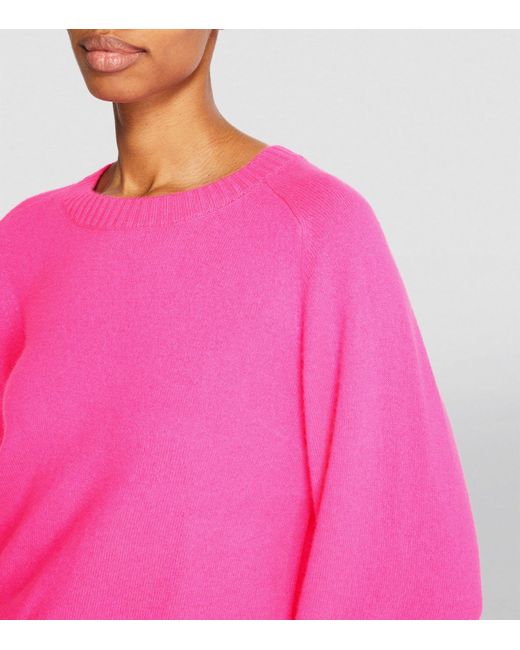Crush Pink Cashmere Omar Sweater