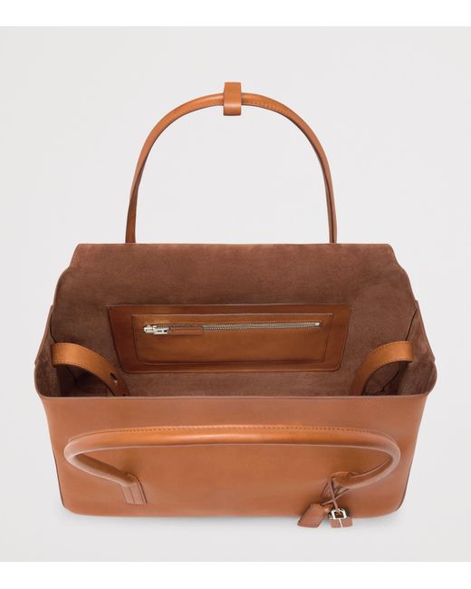 Tom Ford Brown Large Leather Eclipse Shoulder Bag