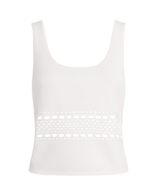 Jonathan Simkhai White Stretch-Jersey Fitzgerald Tank Top