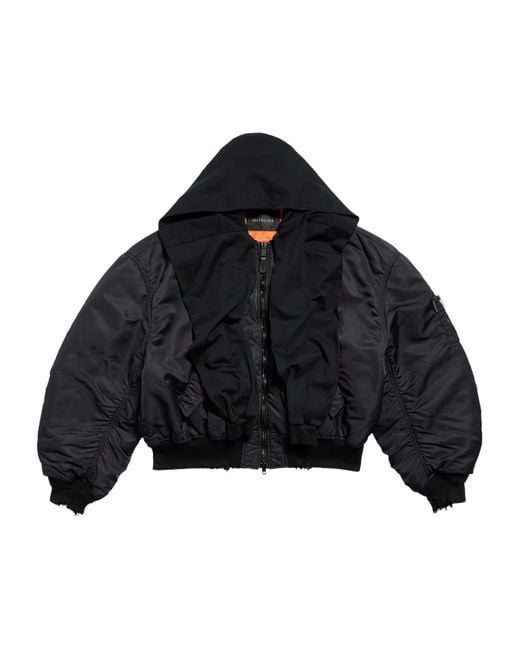 ブルゾン balenciaga 24aw incognito bomber Balenciaga Technical Incognito Bomber Jacket in Blue for Men | Lyst
