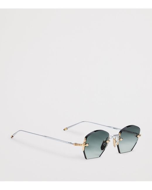 Jacques Marie Mage Gray Titanium Oatman Sunglasses for men