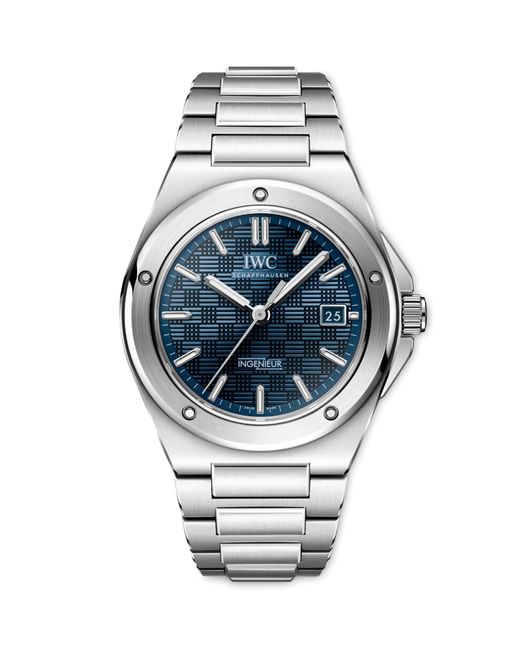 Iwc Metallic Stainless Steel Ingeniuer Automatic Watch for men