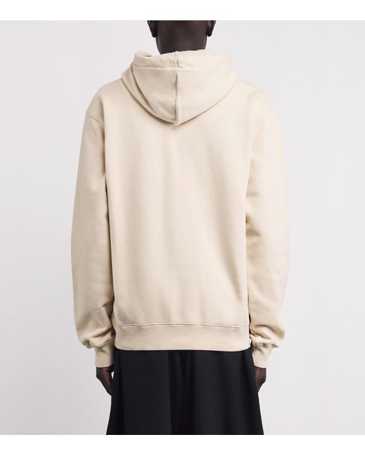 Jacquemus Natural Grosgrain Logo Hoodie for men