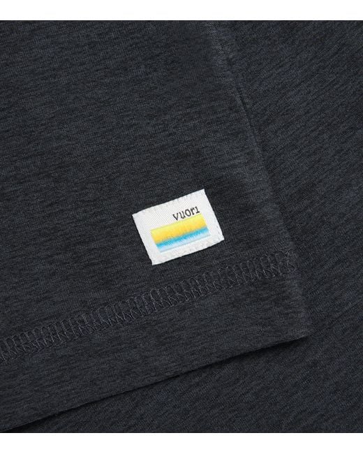 vuori Black Strato Tech T-Shirt for men