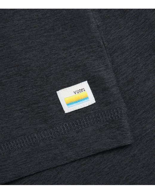 vuori Black Strato Tech T-Shirt for men