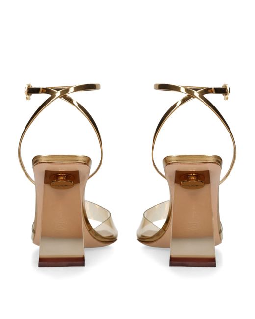 Gianvito Rossi Metallic Cosmic Sandals 85