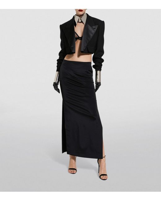 Dolce & Gabbana Black Cropped Blazer