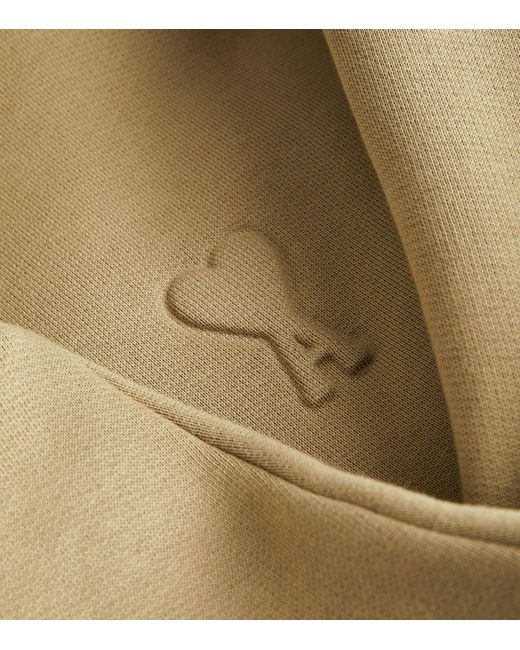 AMI Natural Embossed Logo Sweatshirt for men