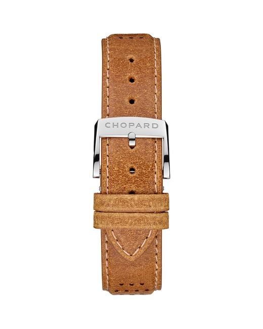 Chopard Metallic And Lucent Steel Mille Miglia Chronograph Watch for men