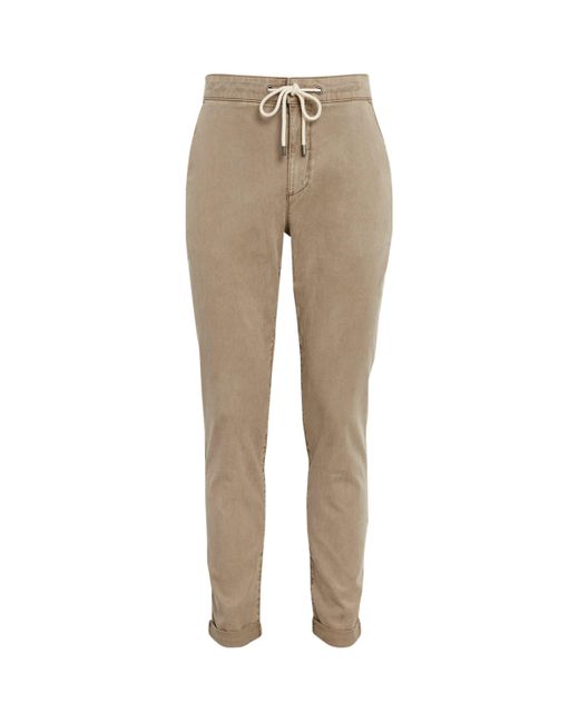 PAIGE Natural Drawstring Fraser Chinos for men