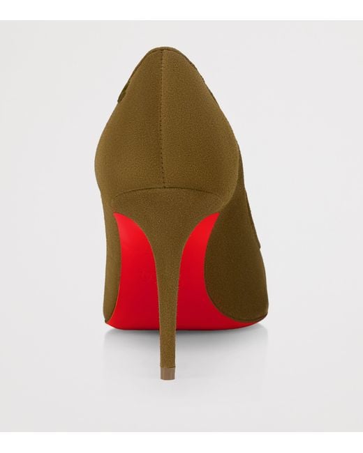 Christian Louboutin Natural Sporty Kate Velour Pumps 85