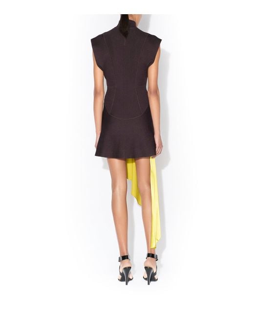 Alaïa Purple Structured Mini Dress