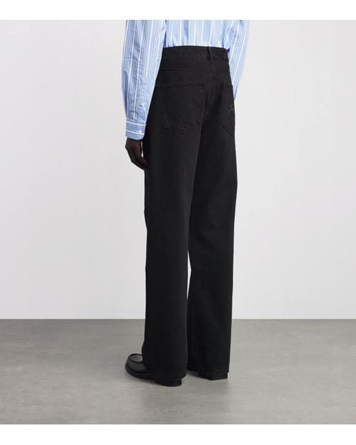 Jacquemus Black Straight-Fit Jeans for men