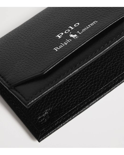 Men's Genuine Leather Slim Card Holder - RFID Blocking Bifold Wallet With ID Window, Black - View #11