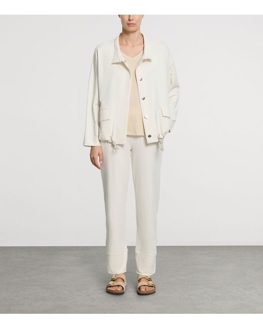 Hanro White Stretch-Cotton Easy Living Trousers