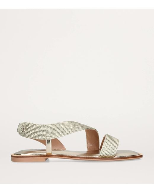 Carvela Kurt Geiger Natural Metallic Gala Sandals