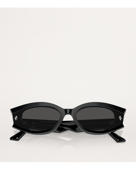 Jimmy Choo Black Steel Jc5015U Sunglasses