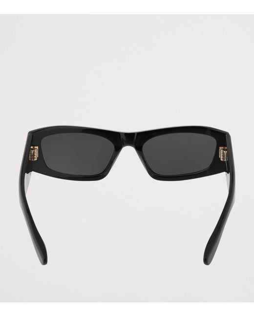 Balenciaga Black Rectangle Nano Sunglasses