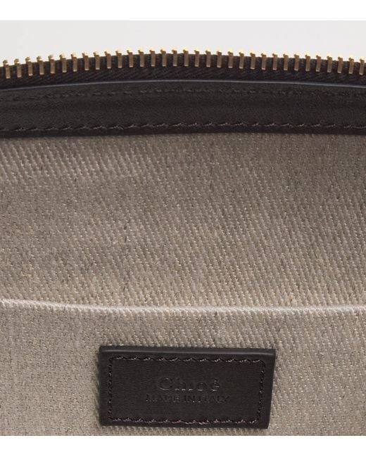 Chloé Black Small Suede Marcie Shoulder Bag