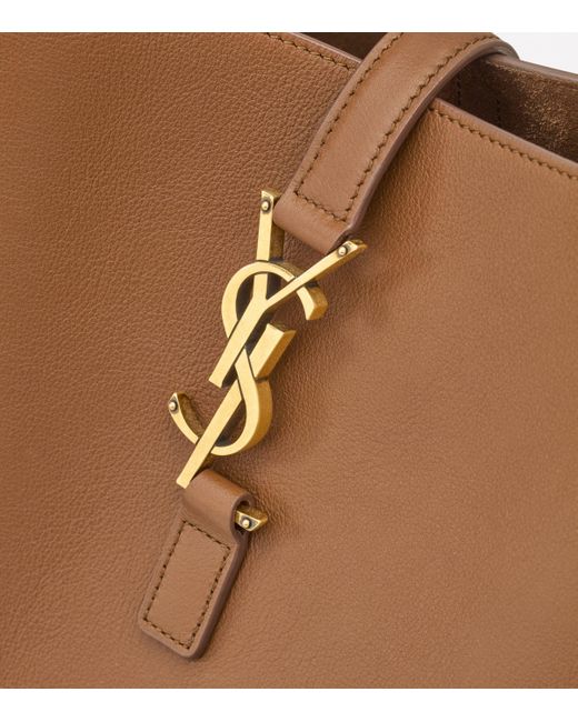 Saint Laurent Brown Large Calfskin Le 5 À 7 Shoulder Bag