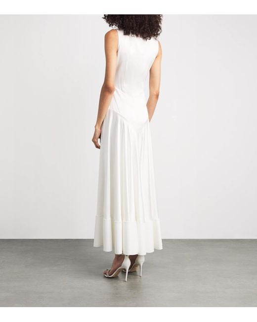 Roksanda White Silk Munir Maxi Dress