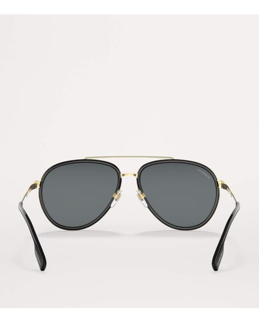 Burberry Gray Metal 0Be3125 Sunglasses for men