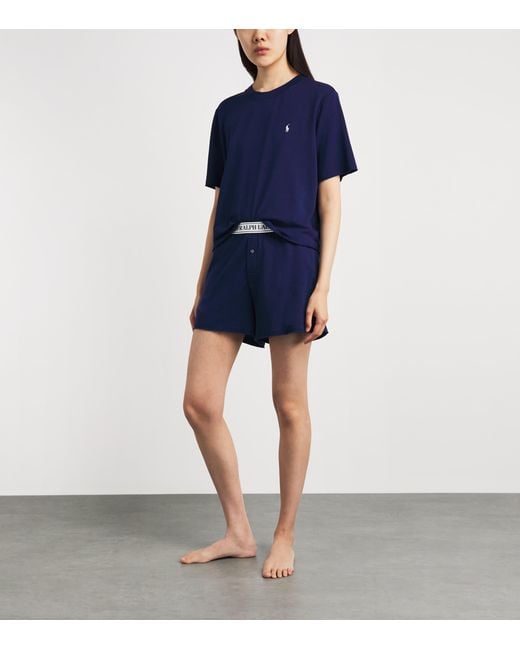 Polo Ralph Lauren Blue Polo Pony Pyjama Set