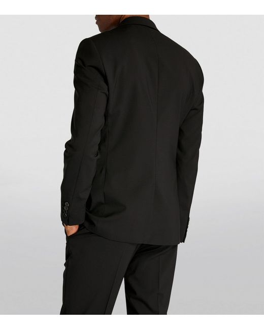 Sandro Black Virgin Wool Blazer for men