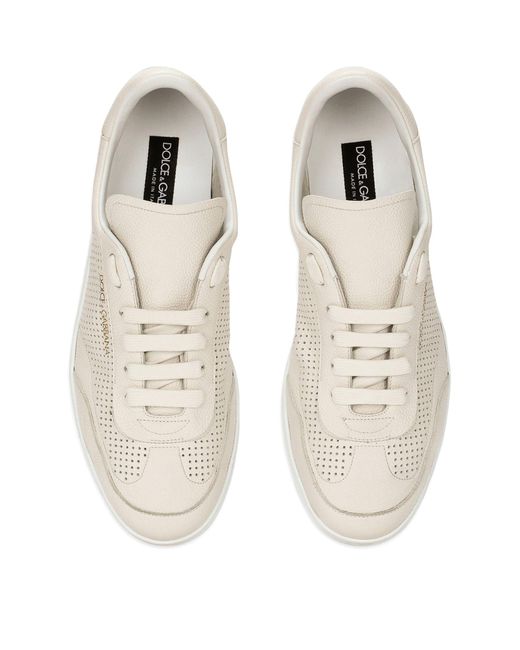 Dolce & Gabbana White Saint Tropez Sneakers for men