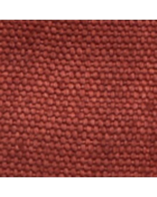 Zegna Red Cotton-Linen Triple Stitch Sneakers for men
