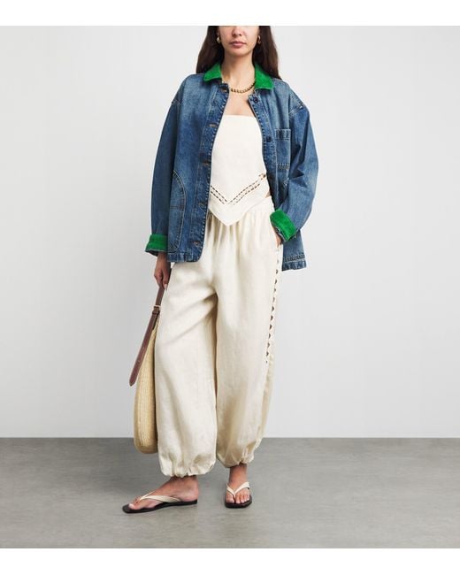 Doen Blue Pascual Barn Denim Jacket
