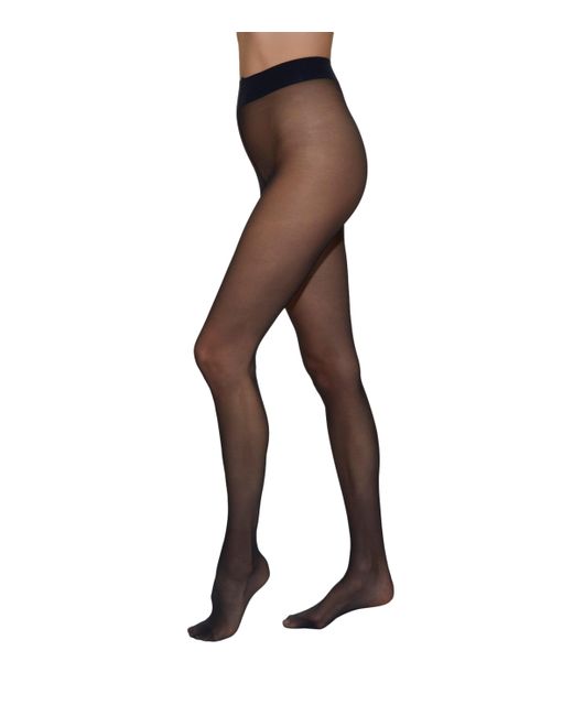 Falke Blue Matte Deluxe 20 Tights