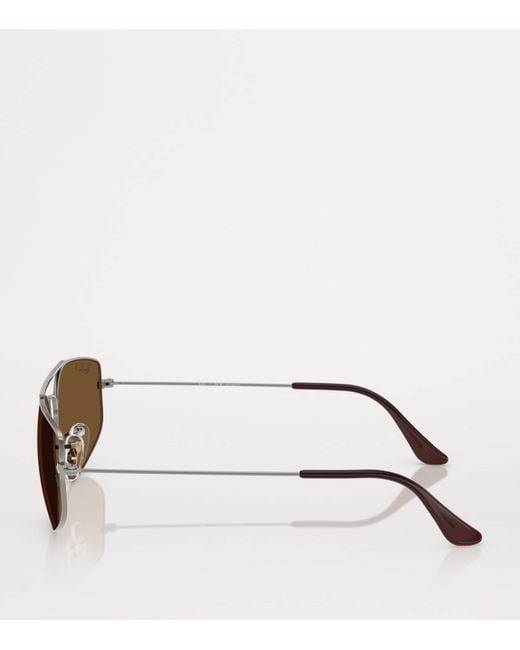 Ray-Ban Brown Rb3845 Explorer V Sunglasses