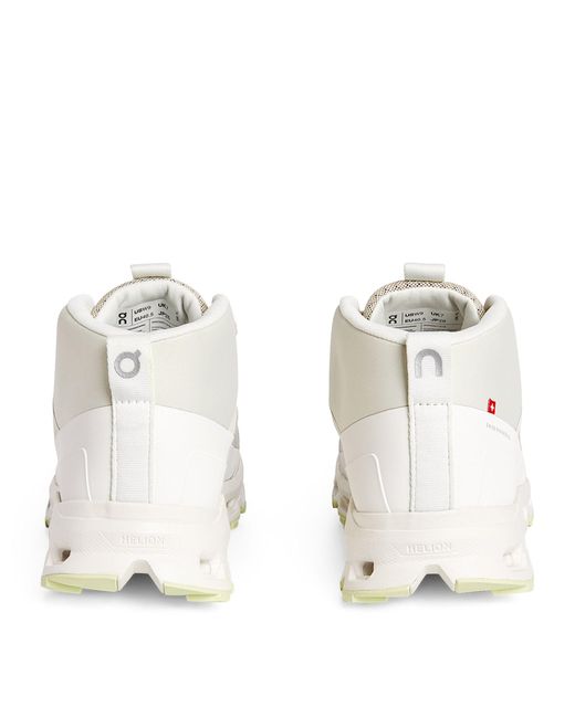 On Shoes White Cloudroam Waterproof Trainers