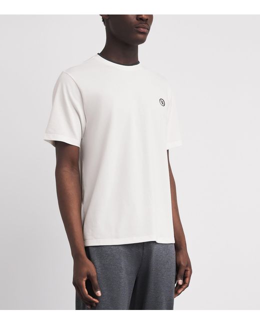 vuori White Logo Gamepoint T-Shirt for men