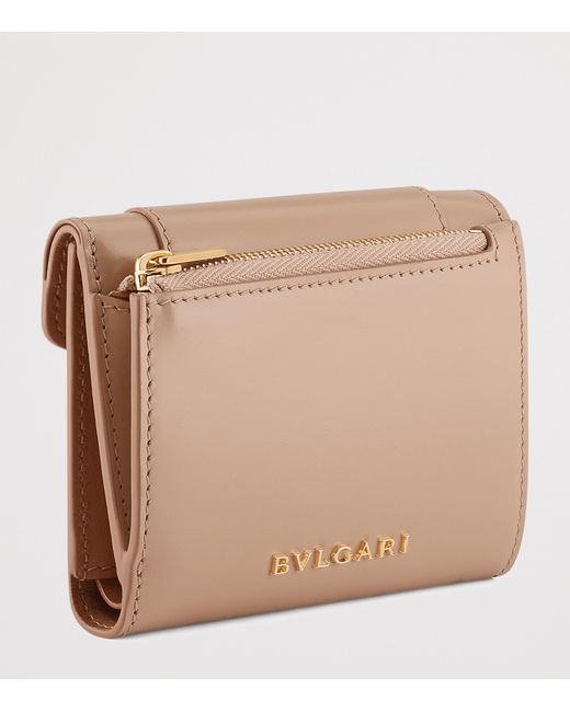 BVLGARI Natural Leather Serpenti Forever Compact Wallet