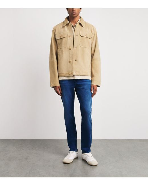 Boss Blue Delaware Slim Jeans for men