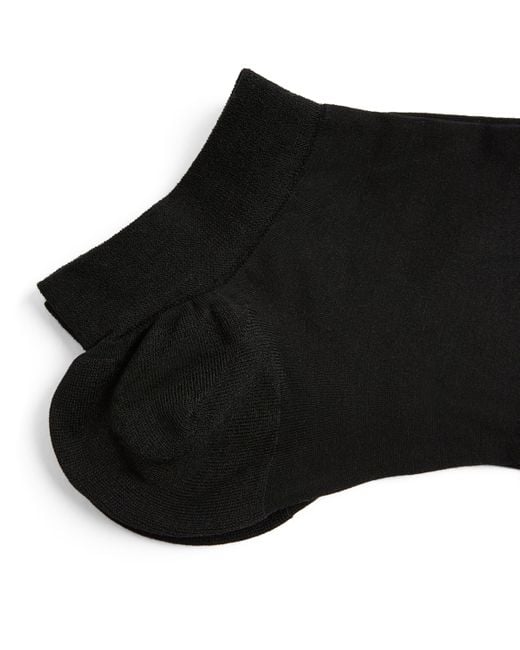 Falke Black Fine Softness Sneaker Socks