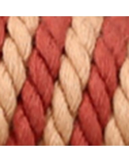 Chloé Pink Woven Logo Sandals