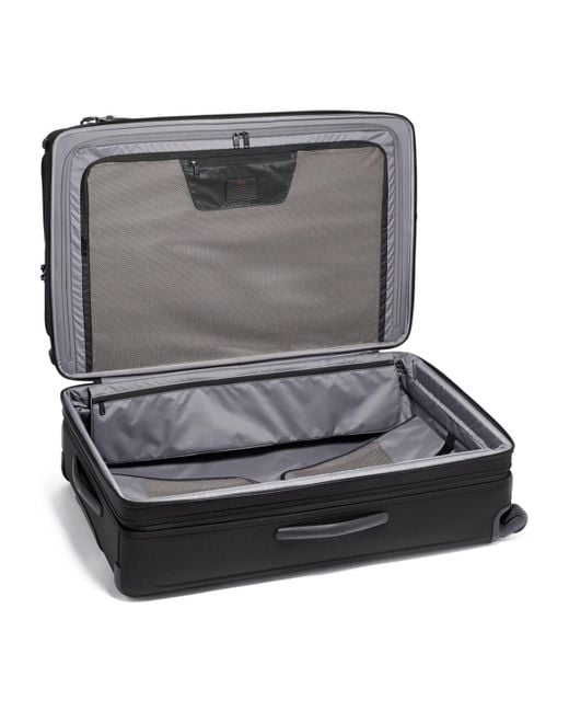 Tumi Black Alpha 3 Worldwide Trip Expandable Suitcase for men