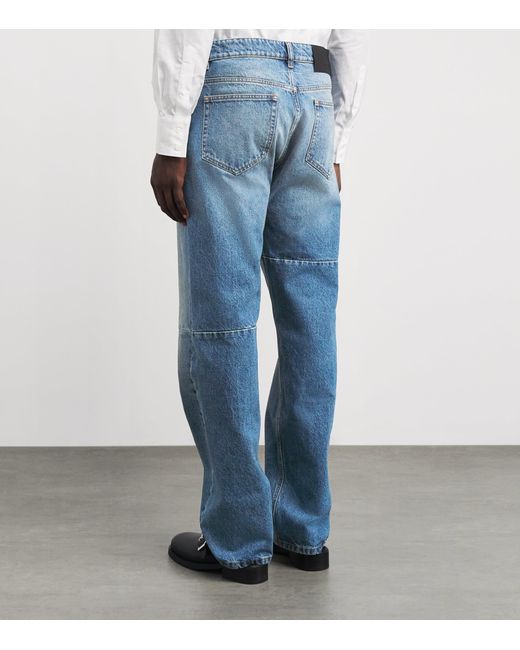 MM6 by Maison Margiela Blue Tapered Jeans for men