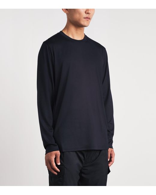Sease Blue Merino Wool Base Layer for men