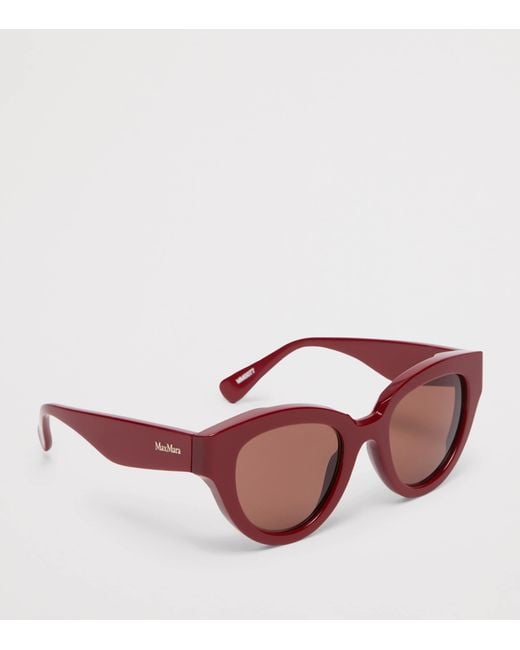 Max Mara Pink Acetate Butterfly Sunglasses