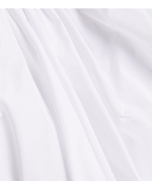 Stella McCartney White Cotton Balloon-sleeve Shirt